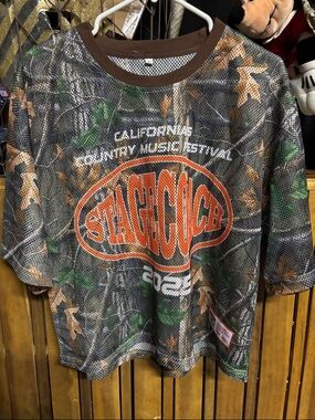 Stage Coach 2025 Camo Mesh Short-Sleeve Top